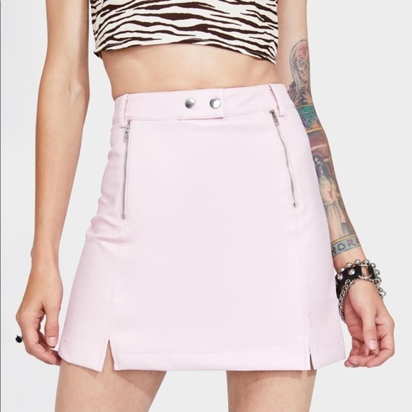 4SI3NNA | PINK ROYCE MINI SKIRT S - Picture 4 of 8